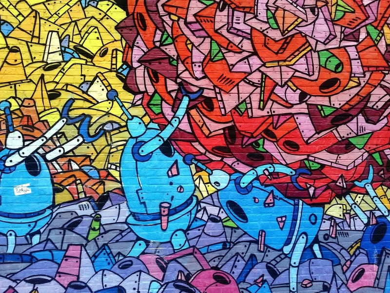 Graffiti wall